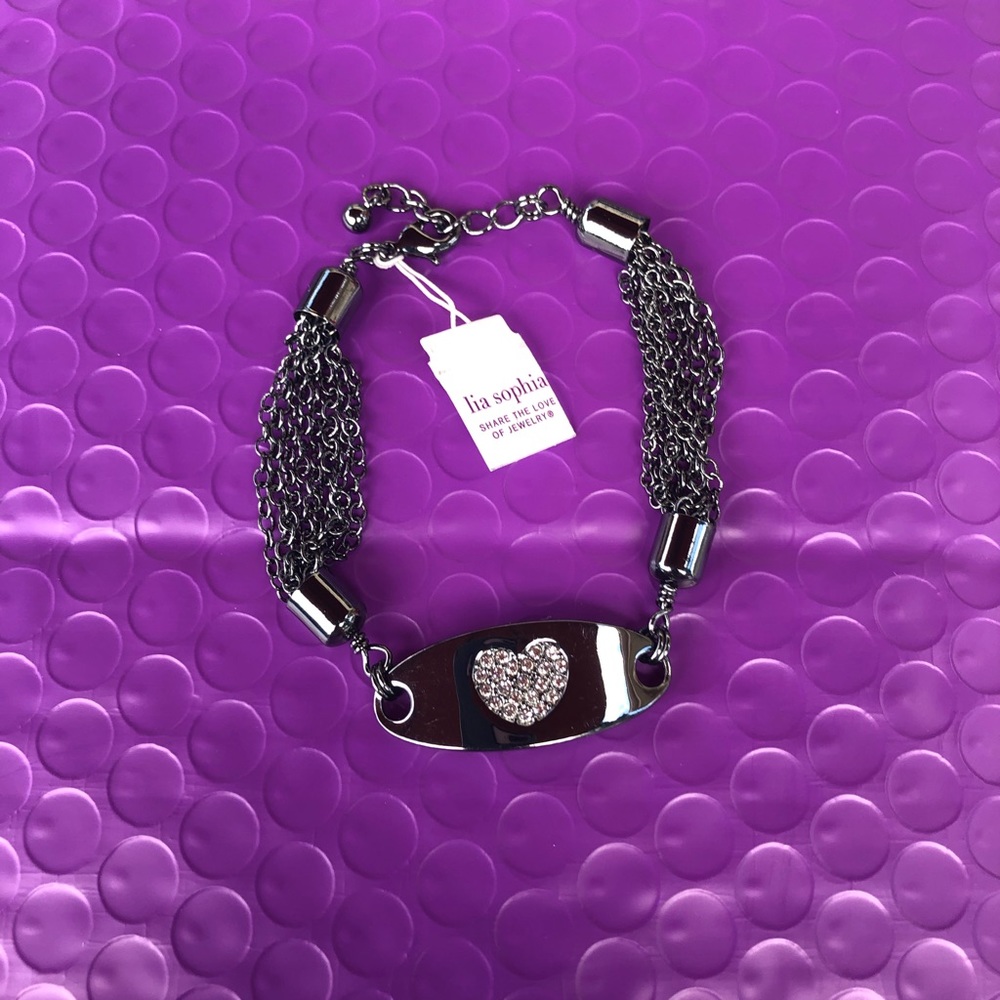 New Lia Sophia Black Bracelet